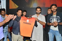 Sai Dharam Tej Launches Sunrisers Hyderabad T Shirt